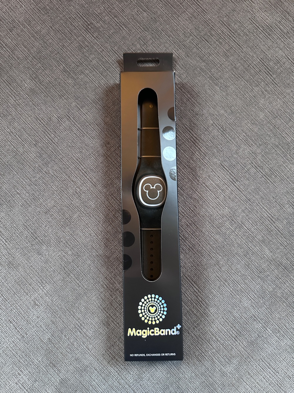 Disney Parks MagicBand+ SOLID BLACK Mickey Mouse Magic Band Plus